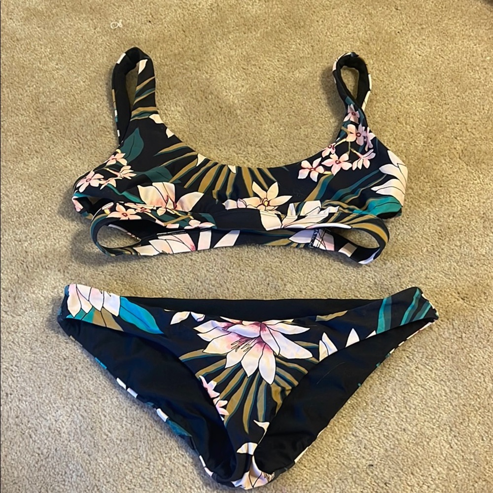 Maaji Black and Pink Bikini Bold Swimwear